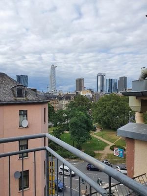 Skylineblick vom Balkon 