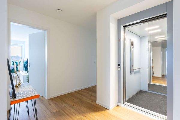 Fahrstuhl in die Wohnung