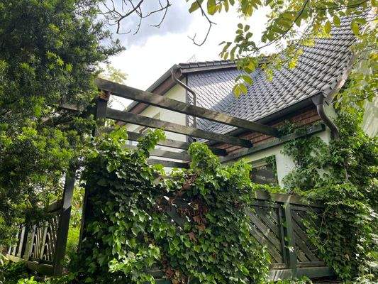 Haus seitliche Ansicht