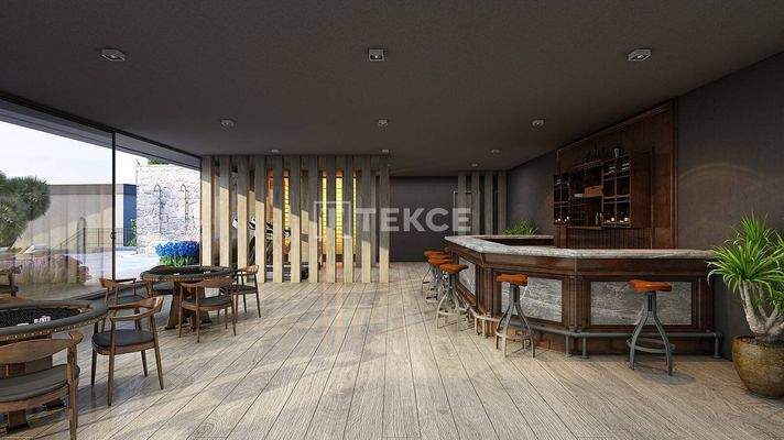 Apartments with Sea View in a Complex in Dörttepe Bodrum