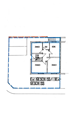Grundriss Erdgeschoss - Aufteilungsplan Okt. 2003.
