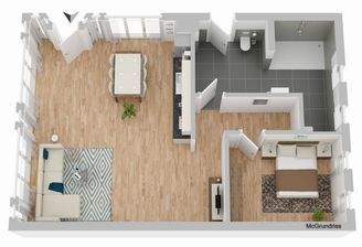 Beispielhafte Grundrissgestaltung (Umbauidee)