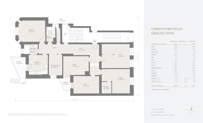 Umbauvorschlag 2. Badezimmer