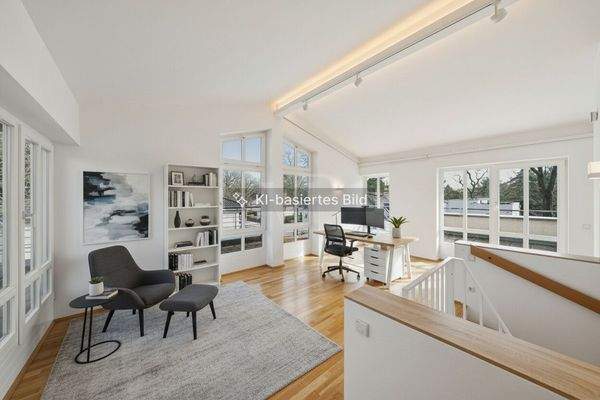 Dachgeschoss-Einrichtungsidee