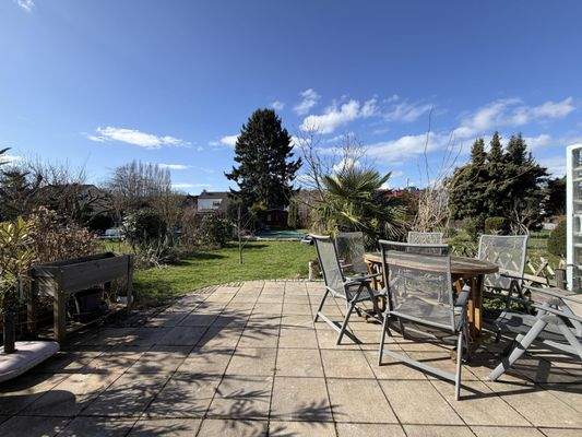 Blick zum Garten/Terrasse