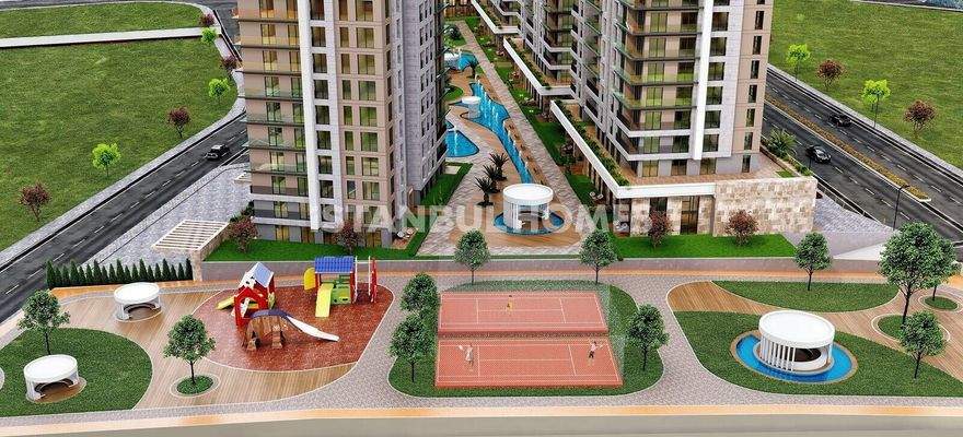 Sea View Apartments Close to Marina in Istanbul Beylikduzu