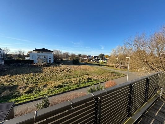 Blick vom Balkon