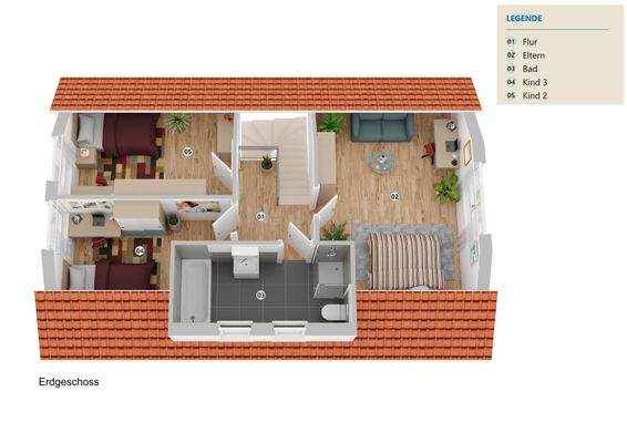 Grundriss Dachgeschoss