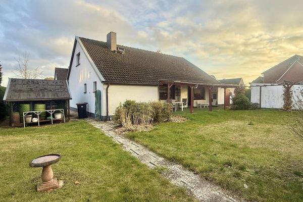 seitlicher Blick auf die Terrasse