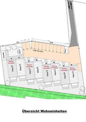 Lageplan/Übersicht Wohneinheiten
