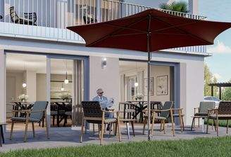 Terrasse Gemeinschaftsraum