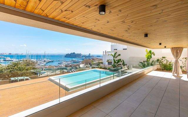 Neubau Erdgeschosswohnung mit 2 Gärten in Palma