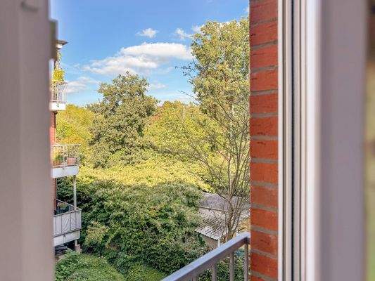 Blick aus dem Kinderzimmer