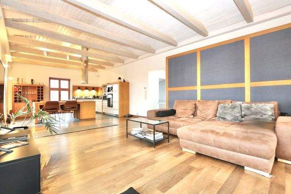 Der großzügige Wohnbereich