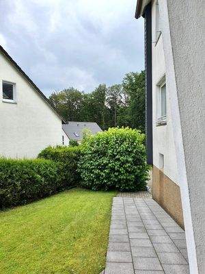 Seitliche Hauansicht