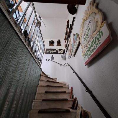 Treppenaufgang zum Dachgeschoss