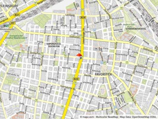 Geolyzer Kartenausschnitt