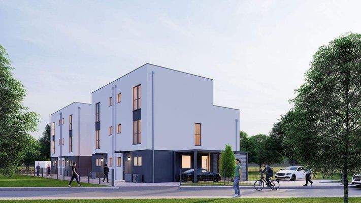 Blick von der Straße - Nord West Ausrichtung