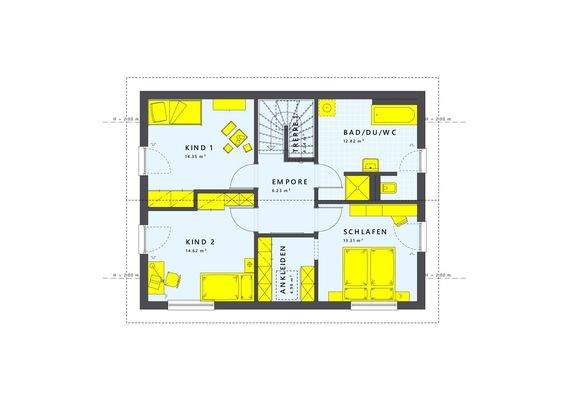 Grundriss Dachgeschoss