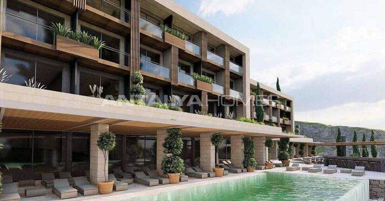 Sea View Real Estate with Private Beach and Pier in Bodrum
