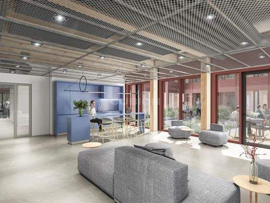 Perspektive Foyer, Bauteil B