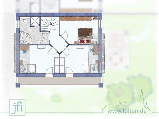 Grundriss Obergeschoss