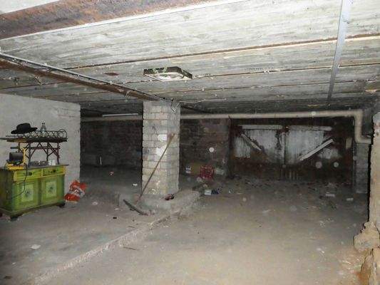 Kellerfläche als Garage