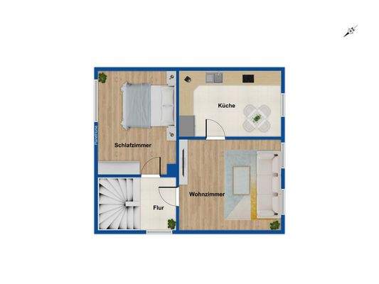 Grundriss Obergeschoss