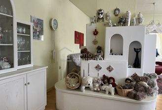 Kachelofen im Wohnzimmer