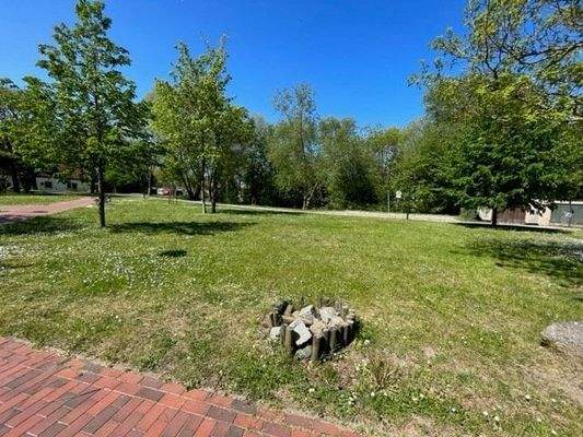 Grünes unbebautes Umfeld