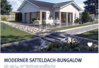 25KW4 96,54 Moderner Satteldach-Bungalow-2