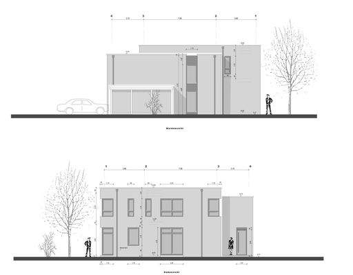 Nord- und Südansicht