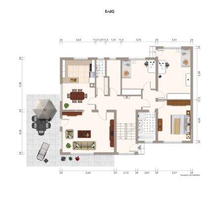 Grundriss Erdgeschoss