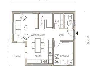 Grundriss Erdgeschoss