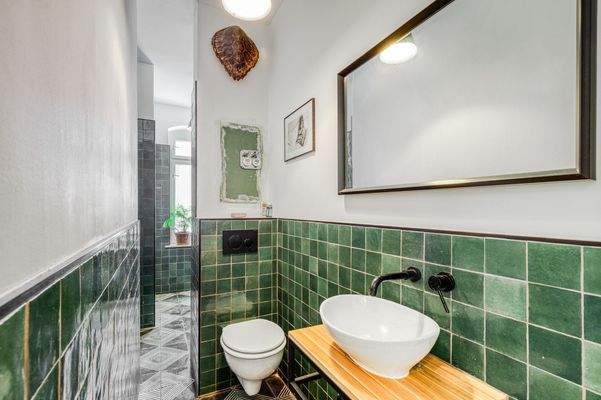 Stilvoll saniertes Badezimmer