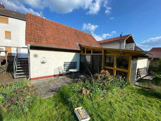 überdachte Terrasse