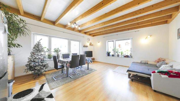 Wohnzimmer DG_Wohnung_Seiteneingang