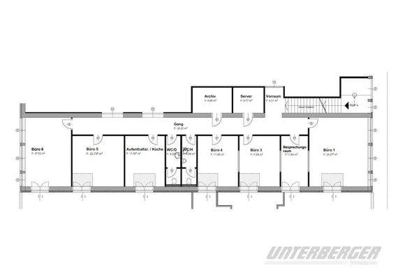Grundriss Top 4 Büros Unterberger Park Endach Kufstein