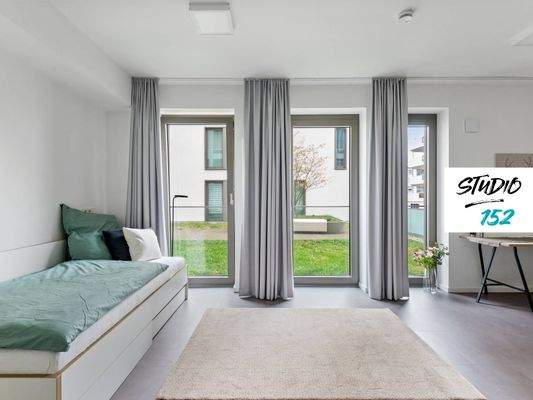 Ansicht VII: Wohn-Ess-Schlafbereich