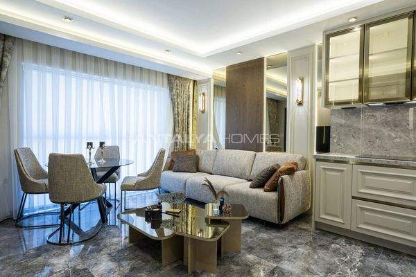 Elegant Flats 400 m from the Sea in Alanya Center