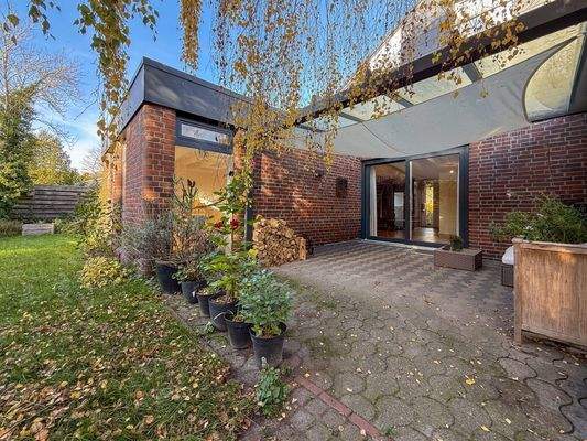 Überdachte Terrasse