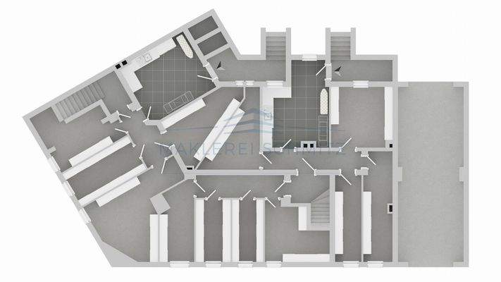 Grundriss Beispiel Untergeschoss - Keller