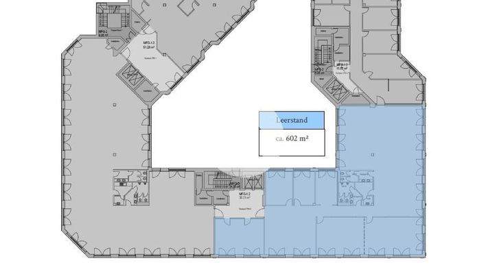 4. Obergeschoss mit ca. 605 m²