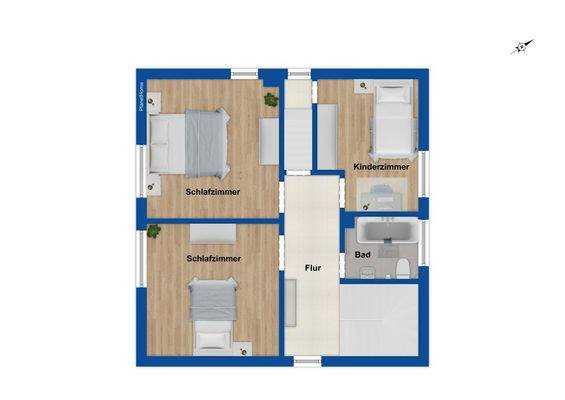 Grundriss Obergeschoss