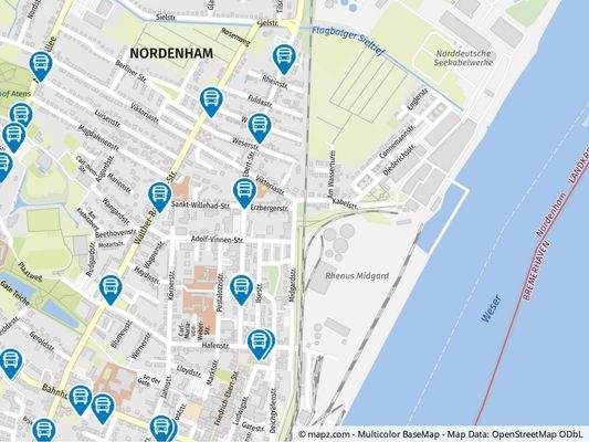 Geolyzer Kartenausschnitt