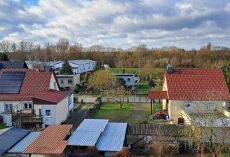 Blick aus dem Wohnzimmerfenster