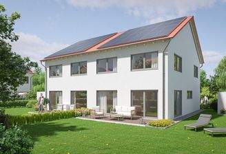 Doppelhaushälfte Außenansicht