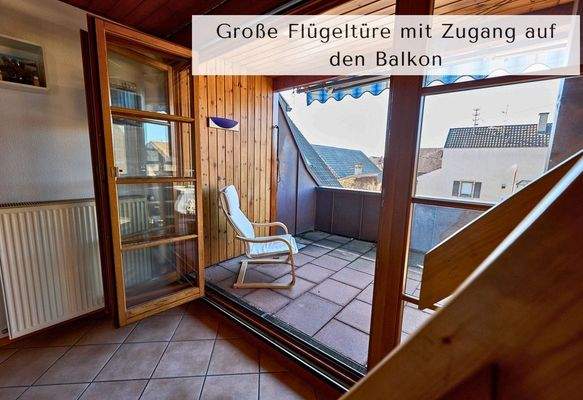 Zugang Dachterrasse