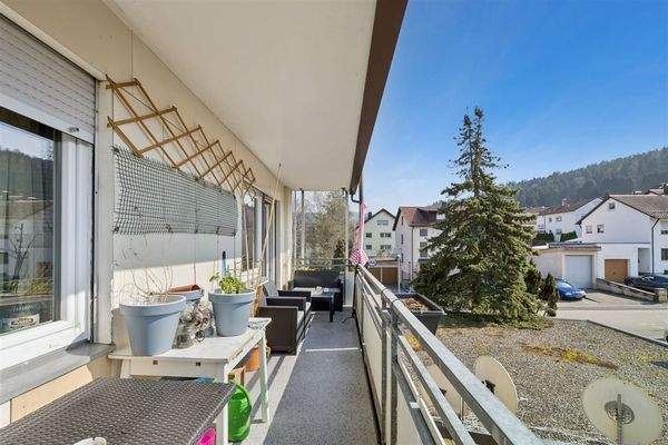 Ansicht Balkon Innenhof