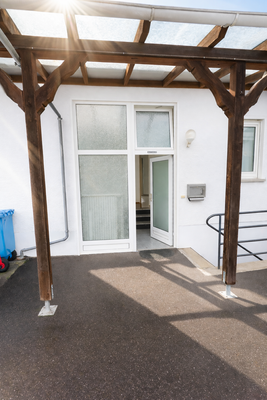 Eigener Eingangsbereich